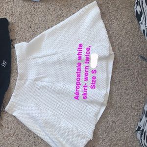 Aeropostale white skirt